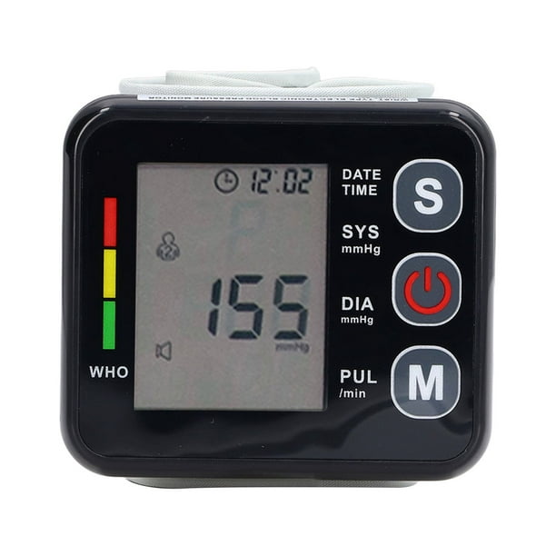Medidor de presión arterial sensible Resultados rápidos con batería ABS  Pantalla digital grande Máquina de presión arterial precisa para viajes