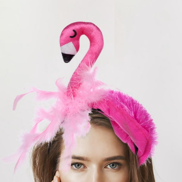 Diadema de flamenco de dibujos animados, aros decoración Accesorios para el cabello para niñas Ad Soledad sombreros de cosplay | Bodega Aurrera en línea