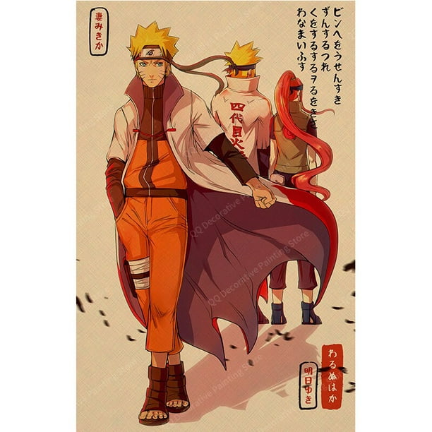 Compra online de Pôsteres de anime Naruto, arte de alta qualidade
