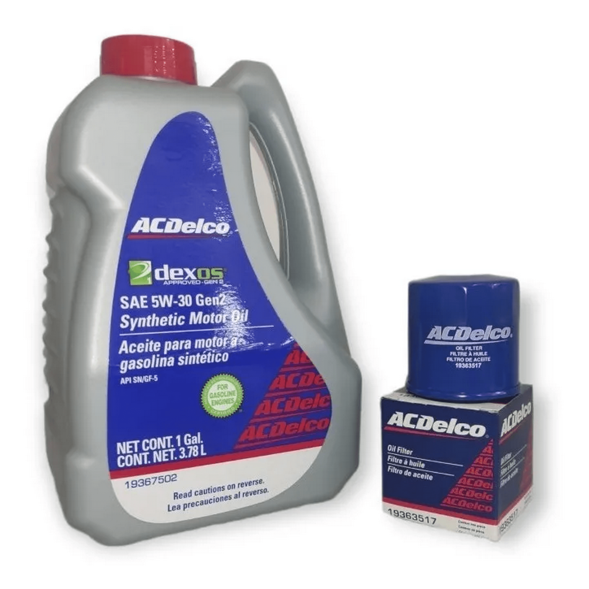 Aceite ACDelco Dexos Multigrado Sintético SAE 5W-30