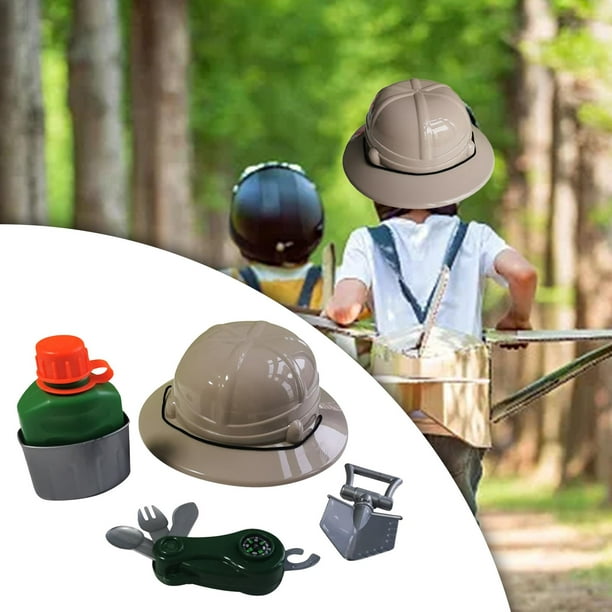 Kit de disfraz de explorador para niños, juguetes para niños, incluye  chaleco y sombrero, regalo para niños, conjunto de aventuras al aire libre  y juego de rol - AliExpress
