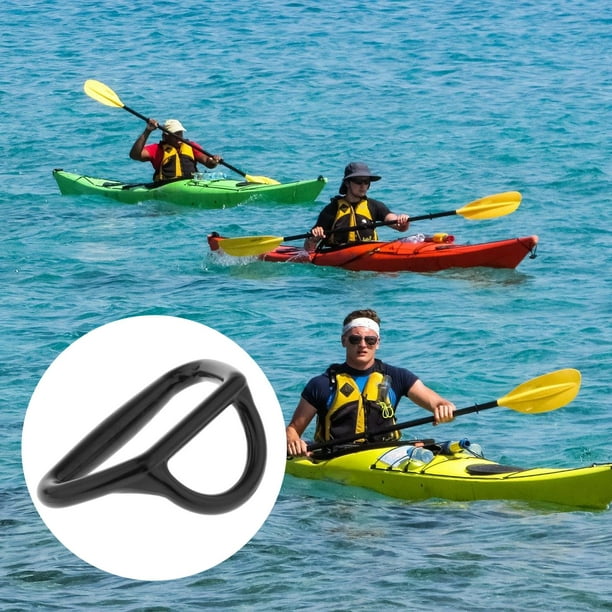 s en D para kayak, s para aparejos de pesca en kayak, s en D para , canoas,  kayak, accesorios para aparejos de pesca 112 cm negro Soledad Anillos de  hardware para