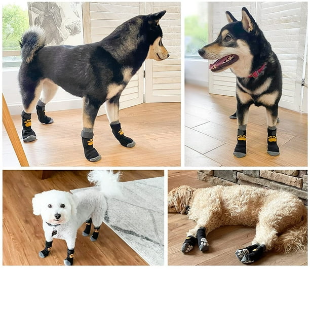 Calcetines antideslizantes para perros
