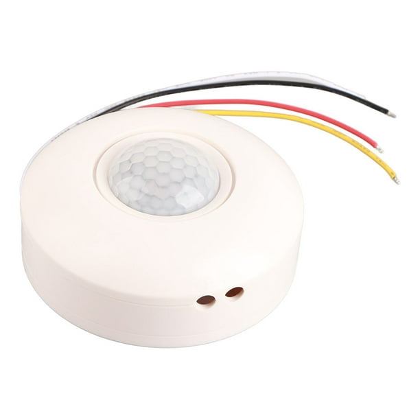 TDL-9958R Sensor de movimiento PIR infrarrojo de 360° Interruptor de luz  con retardo de tiempo para luz de techo LED Sensor de brillo inteligente