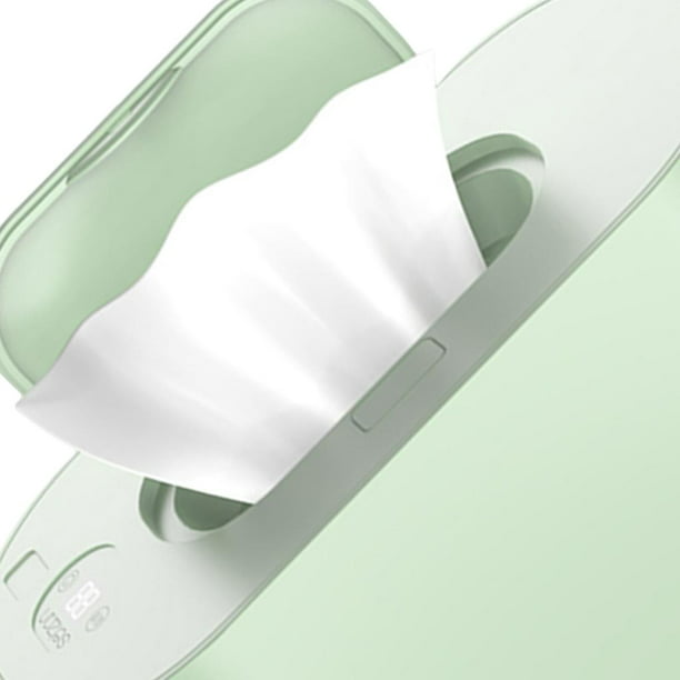 Calentador y dispensador de toallitas húmedas - Para toallitas húmedas -  Sin BPA - Incluye cambiador adicional