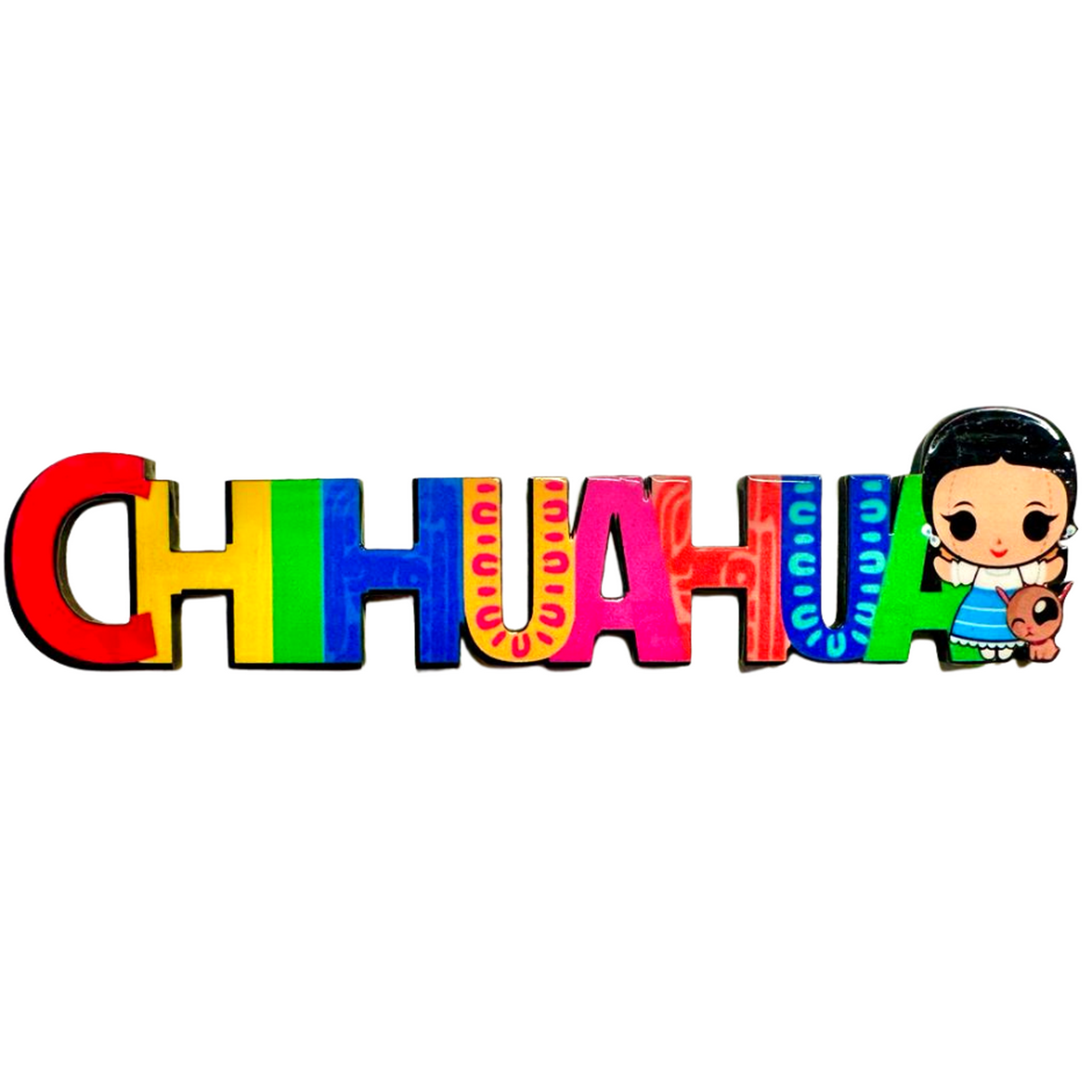 Chihuahua Mexico Imanes Para Refrigerador Souvenirs Recuerdo Turistico