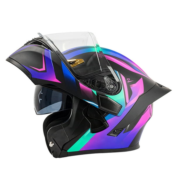 Hide & Ride, Bolsa grande para casco de motocicleta, hecha a mano de cuero  de grano completo, correa ajustable, gran capacidad, accesorios de