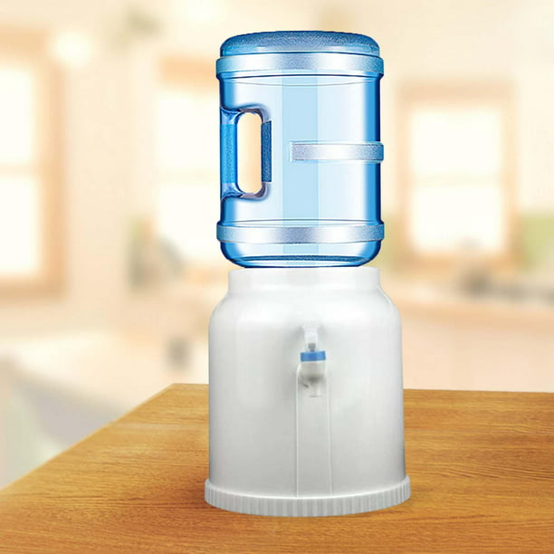Dispensador de agua fría y caliente, dispensador de enfriador de agua de  carga superior, dispensador de agua eléctrico de escritorio para botellas  de
