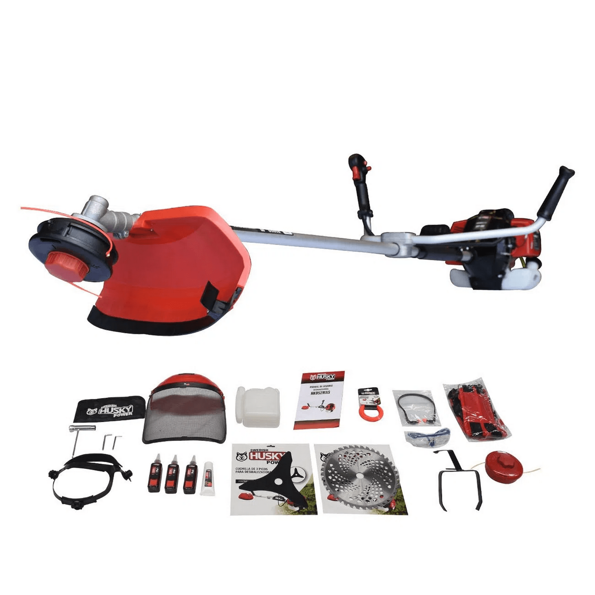 Desmalezadora profesional husky 52ccmotor2.5hp 52cc swedish husky power hkd52mas