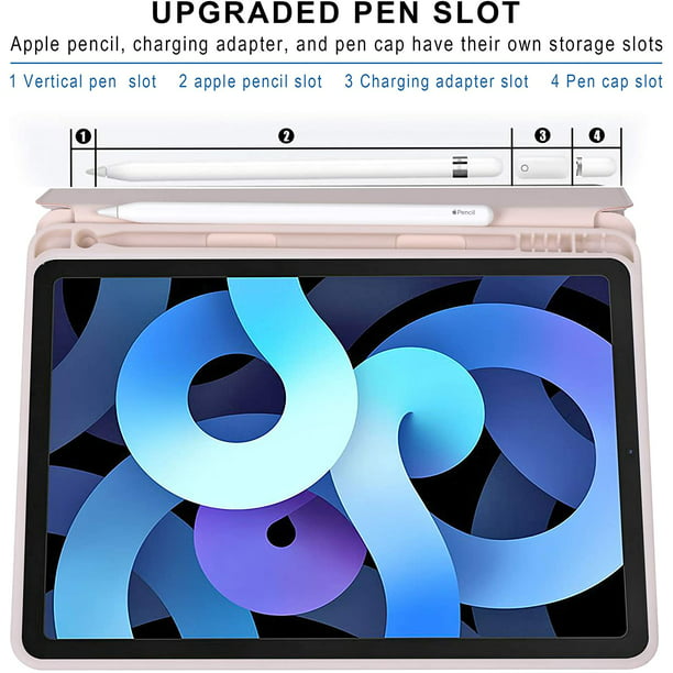 Funda iPad Air 5 Generación (10.9) Ranura Lápiz Carga Magnética