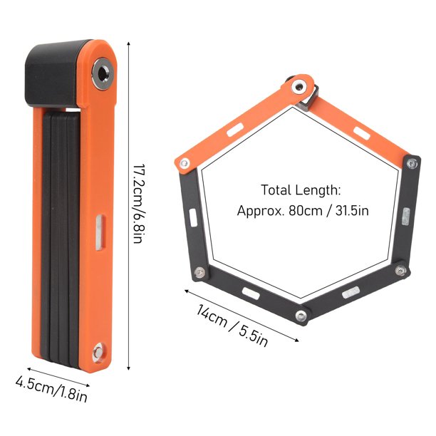 Candado Bici Plegable Abus Bordo Alta Seguridad