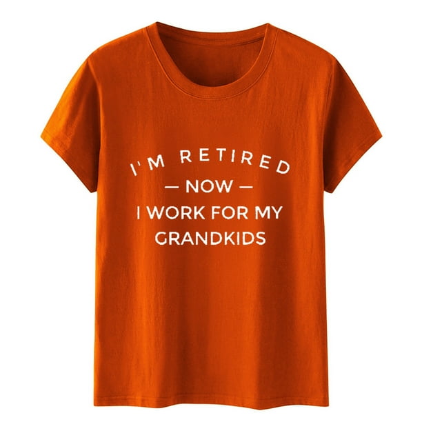 T-shirt naranja trabajo + con excelente ajuste