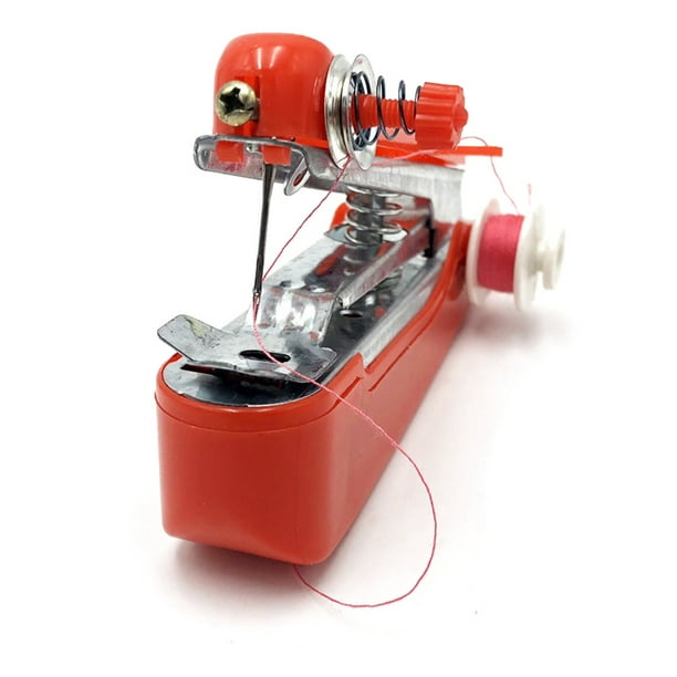 Mini máquina de coser de mano de una sola puntada, máquina de coser manual  portátil, mini máquina de alcantarillado, máquina de coser a mano para uso