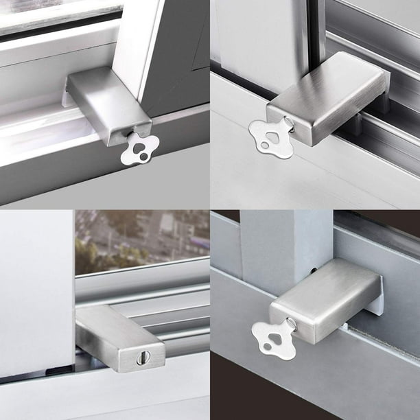 Seguros para puerta para casa hogar pestillos para puertas aluminio solido  segur