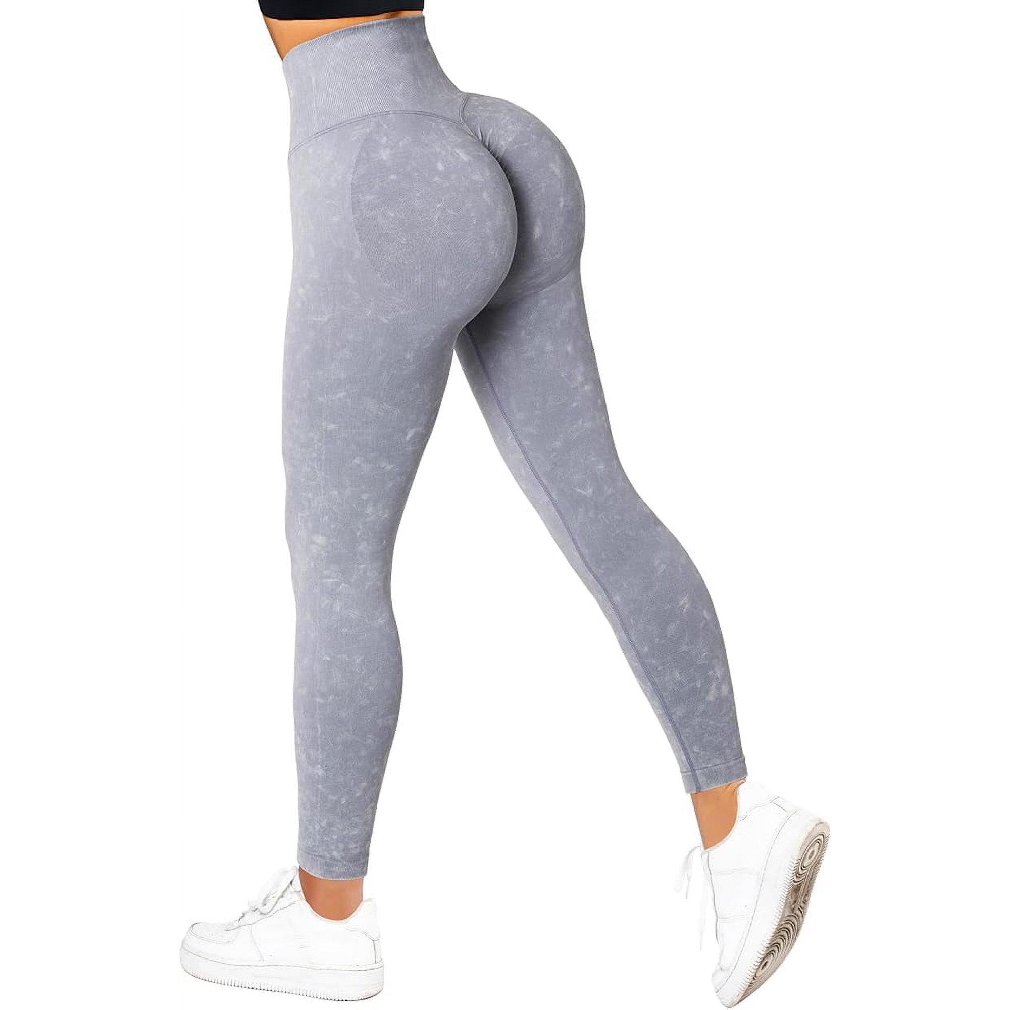 SUUKSESS Leggings sin costuras para levantamiento de glúteos para mujer,  pantalones de yoga de talle alto