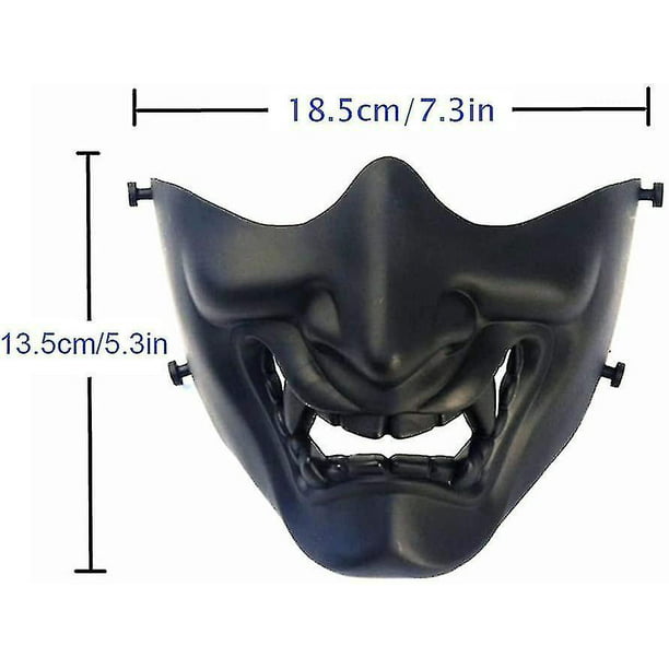 Mascara Airsoft Mascara Tactica Media Cara Rejilla Ajustable – Adkar