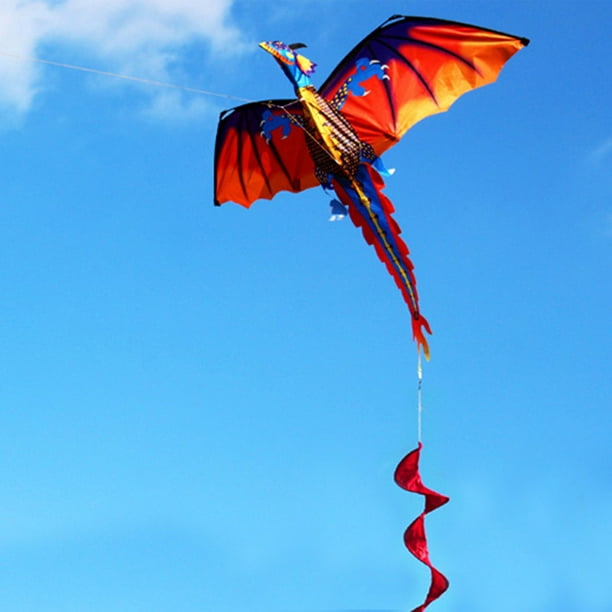 Crianças realistas Big 3d Papagaio Kite Crianças Flying Jogo Esportes ao Ar  Livre Jogando Jogo De Brinquedo Jardim Pano Divertido Brinquedos Presente  brinquedos com linha 100m
