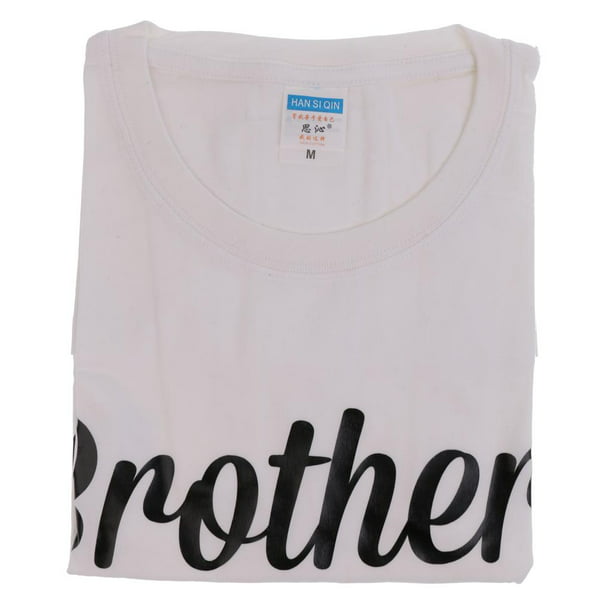 Camiseta negra para hombre – letras blancas en la parte posterior de la  camiseta