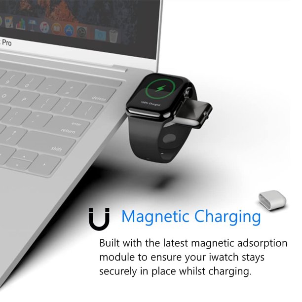 Cargador compacto de viaje USB compatible con Apple Watch iWatch