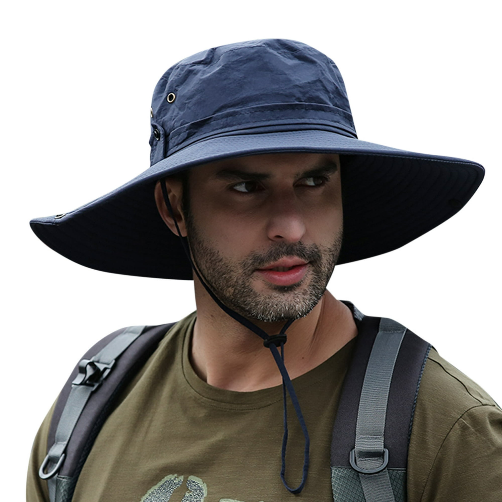 Sombrero para el sol de ala ancha con protección UV, sombrero de pescador  plegable para yeacher