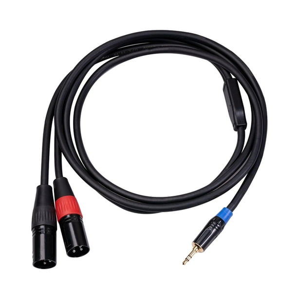 Adaptador Mini Plug 3.5mm (M) a Microfono (H) + Auriculares