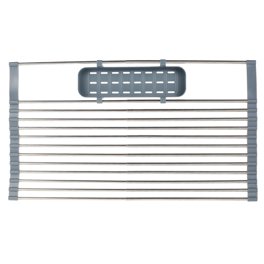 Brandtrendy Escurridor de trastes Rack para Cocina Organizador Platos,  Vasos y Utensilios Fabricado con Acero Inoxidable, Organizador de Espacios  en la Cocina de un Nivel: 65 cm Ideal para 1 Tina 