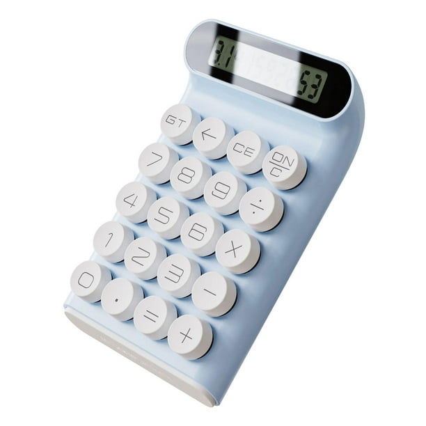 alguna cosa Audaz guerra Mechanical Switch Calculator Clear Sound Simple Line Sturdy 10 Digit  Display Blue CUTICAT Calculadora | Walmart en línea