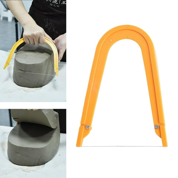 Cortadores flexibles de arcilla polimérica de 8 pulgadas y 4 pulgadas, hoja  de acero al carbono, herramientas de corte de arcilla polimérica para