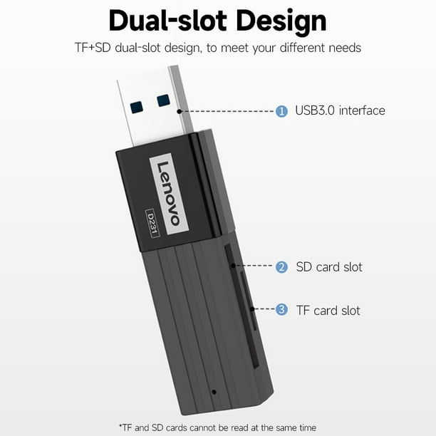 Unidad de disco duro móvil Lenovo Carcasa de disco duro portátil Lenovo  M-02 M.2 NVME, carcasa de disco duro externo de hasta 10 Gbps de velocidad  de transmisión, carcasa de aleación de