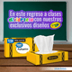 thumbnail image 2 of Pañuelos Great Value Crayola estampado 110 piezas, 2 of 4