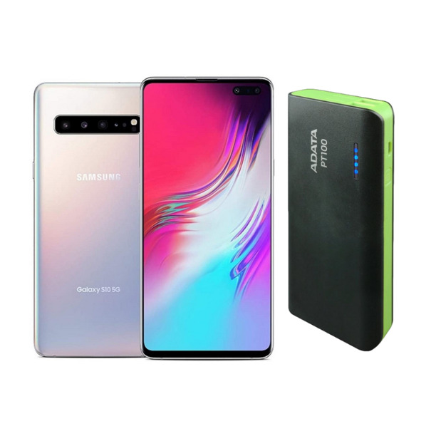 Galaxy S10 5G 512GB Reacondicionado Plata + Power Bank 10,000mah