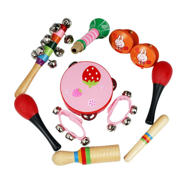 de Instrumentos de Percusión Piezas para Niño de Juguete de Musical para  Baoblaze Set de percusión de niños pequeños