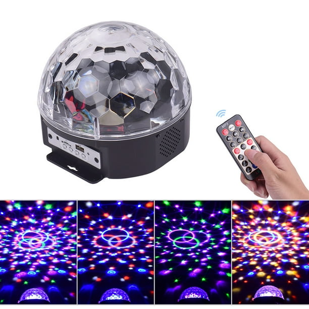 Bola De Disco Con Luces Led USB + Control + MP3