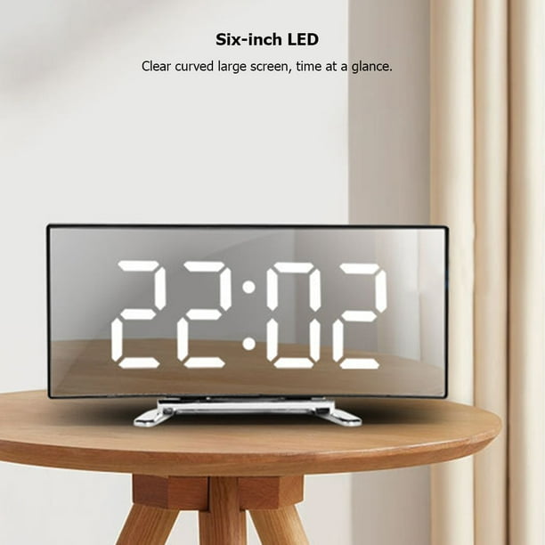 Mesita de noche creativa Reloj Despertador de escritorio Despertador  electrónico para el dormitorio Likrtyny Libre de BPA