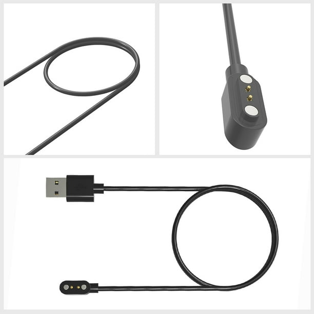 Cable de carga 1m Cargador de reloj magnético USB para Huawei Watch Fit 2  Negro WDOplteas Para estrenar