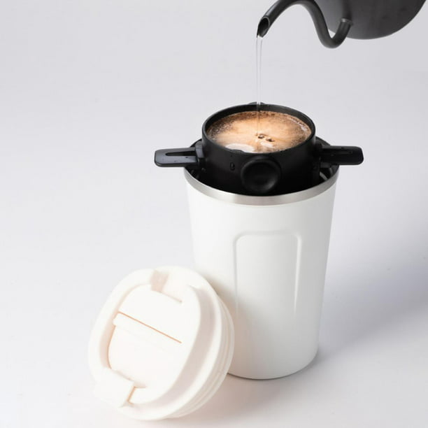 Vaso Café Térmico Acero Inox Sensor Temperatura Tapa Termo Color