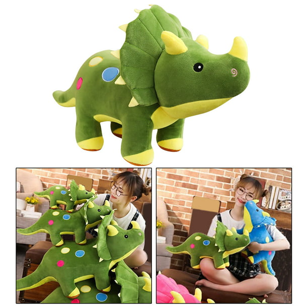 Juguete de peluche de dinosaurio verde de 16 pulgadas para regalos de bebé,  regalo de fiesta de cumpleaños para niños
