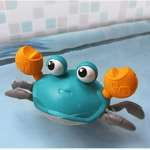 Charming SV - Juguete de baño para Bebé 👶🏻 ⭐Cangrejo 🦀 grande ⭐Con  mecanismo de reloj ⭐Sin electricidad ⭐Eco friendly ⭐Sin contaminar 🤗🤗Más  seguro para que el bebé juegue con el a