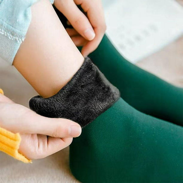 Calcetines térmicos transpirables gruesos y , calcetines cortos cortos para  clima frío, calcetines suaves de invierno para dormir cómodamente p