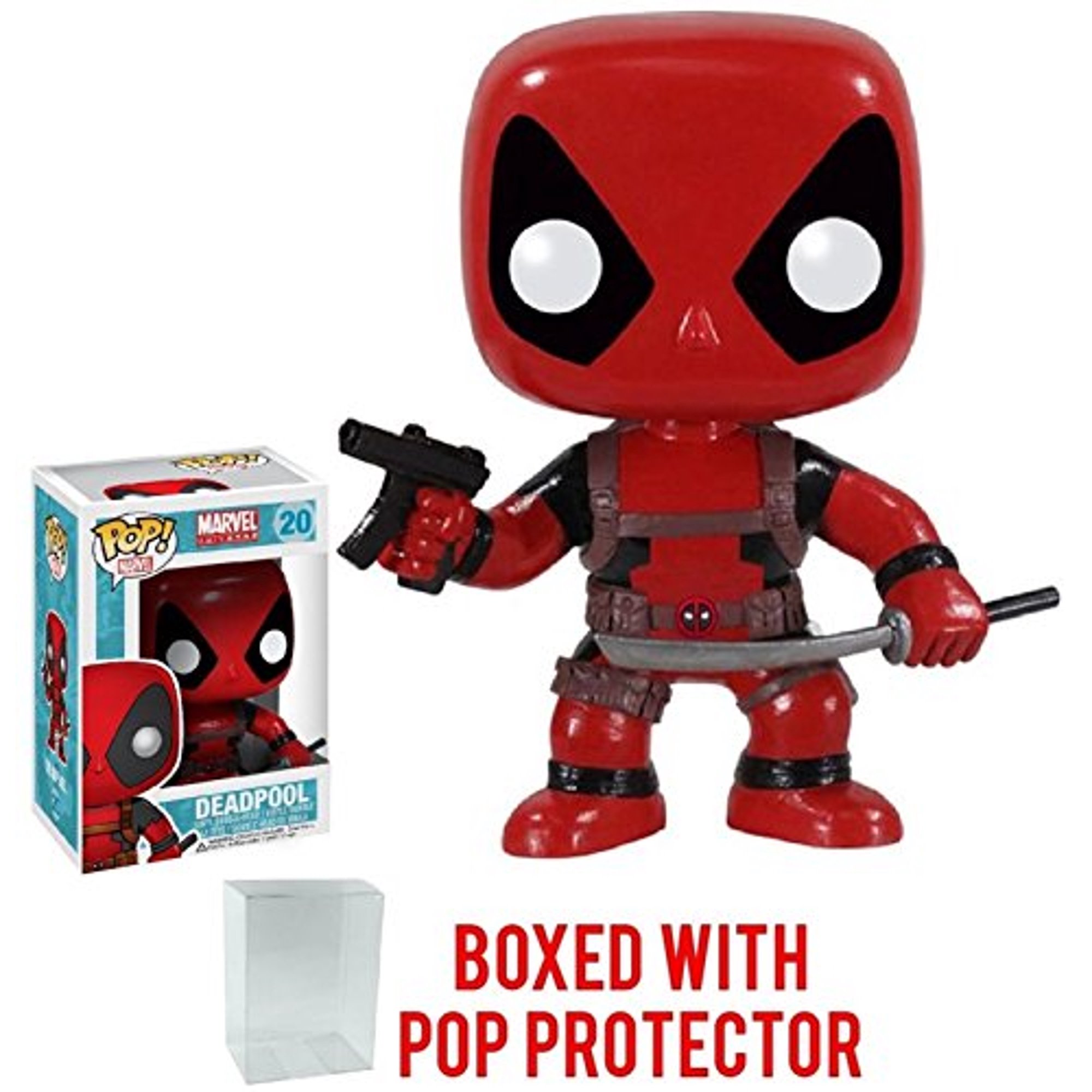 ¡Funko Pop! Marvel Heroes Deadpool 20 Figura de Vinilo (con estuche