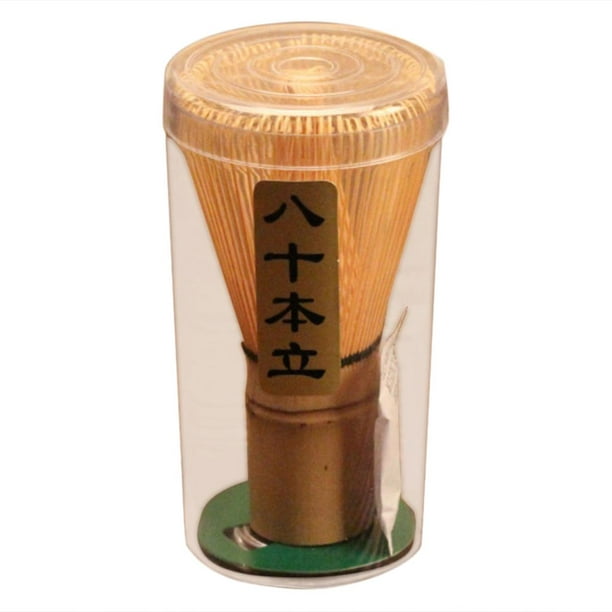 Batidor de té verde matcha para preparar té japonés matcha, mezclador de  polvo, herramienta de cepillo de polvo estilo japonés para ceremonia de té