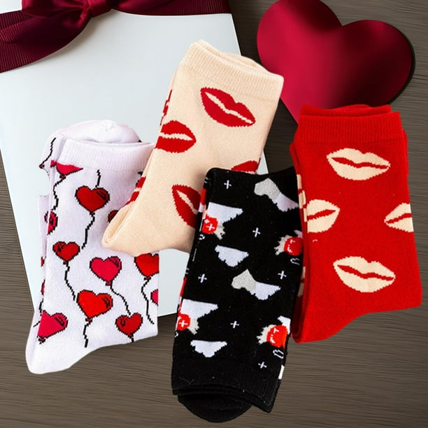  JUNZAN Calcetines personalizados con cara personalizada,  calcetines personalizables con fotos para hombres y mujeres, 1 paquete,  rosa, Rosado : Ropa, Zapatos y Joyería