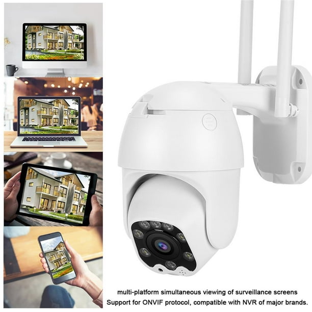 WiFi Bombilla Cámara, HD 1080p 360 ° Cámara Panorámica Bombilla Bombilla  Seguridad para el Hogar Fuentes de Luz Dual Cámara para el Hogar, Seguridad  de la Oficina EOTVIA NO