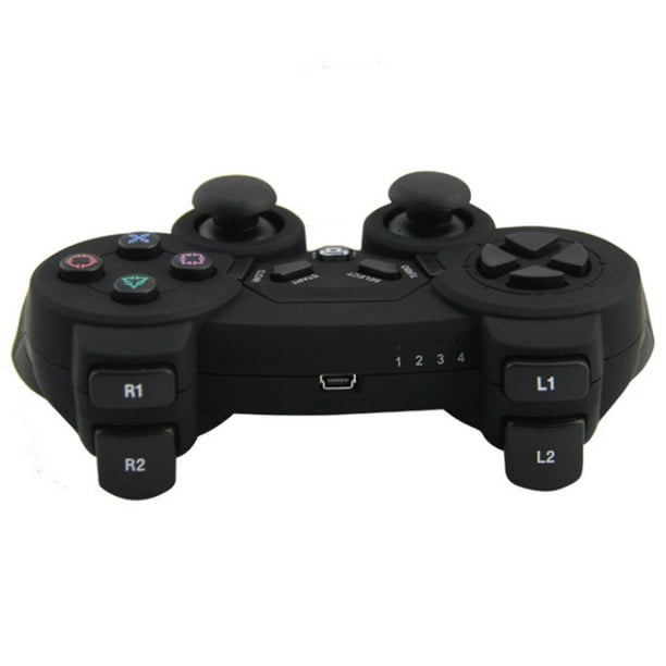 CSL - Gamepad Controlador de Mando para Playstation 2 PS2 con Doble  vibración - Negro