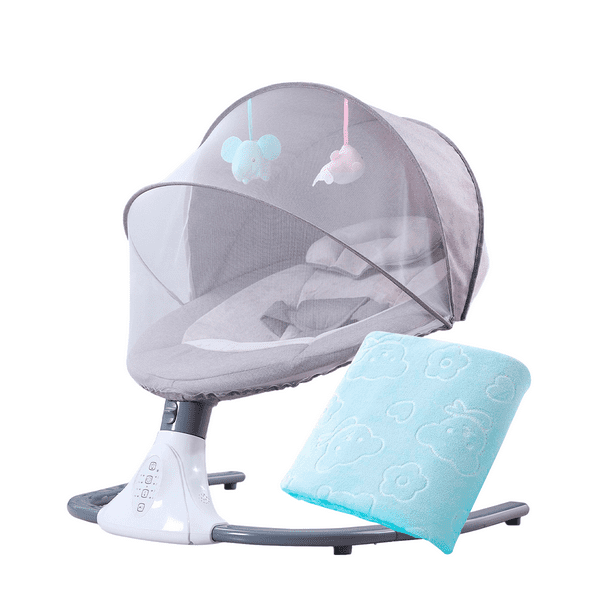 Columpio Mecedora Para Bebé Eléctrico Con Música y Conexión Bluetooth Baby  Gaon GNBS01