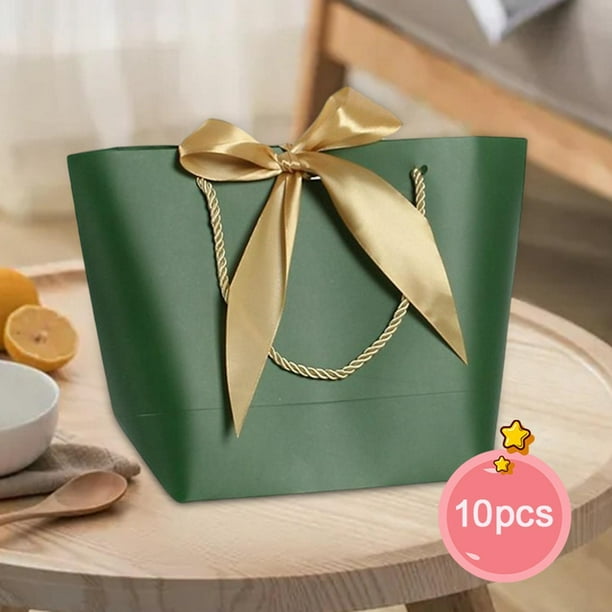 18 bolsas de regalo de fiesta de arcoíris, pequeñas bolsas de regalo a  granel, bolsas de regalo de papel con asas, bolsas de regalo a granel  tamaño
