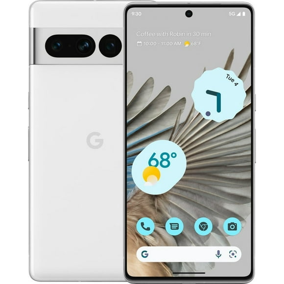google pixel 7 pro  teléfono android 5g  smartphone desbloqueado de 128 gb  nieve google