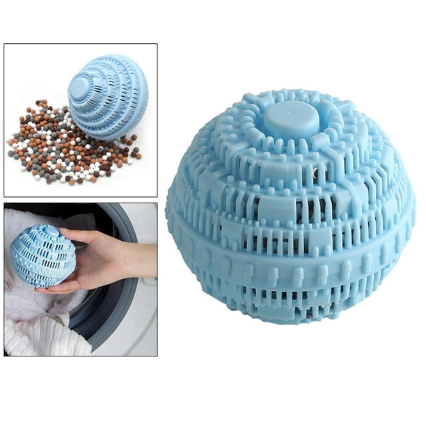 La de la limpieza del lavadero reutilizable accesorio de la lavado la  lavadora Optioonal Azul Macarena Bola de lavandería para lavadora