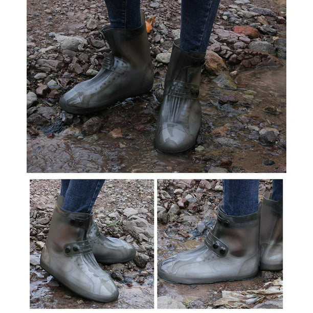 Cubrezapatos impermeables para mujer, para hombre, antideslizantes,  duraderos, para lluvia, nieve, b jinwen Cubre zapatos impermeables