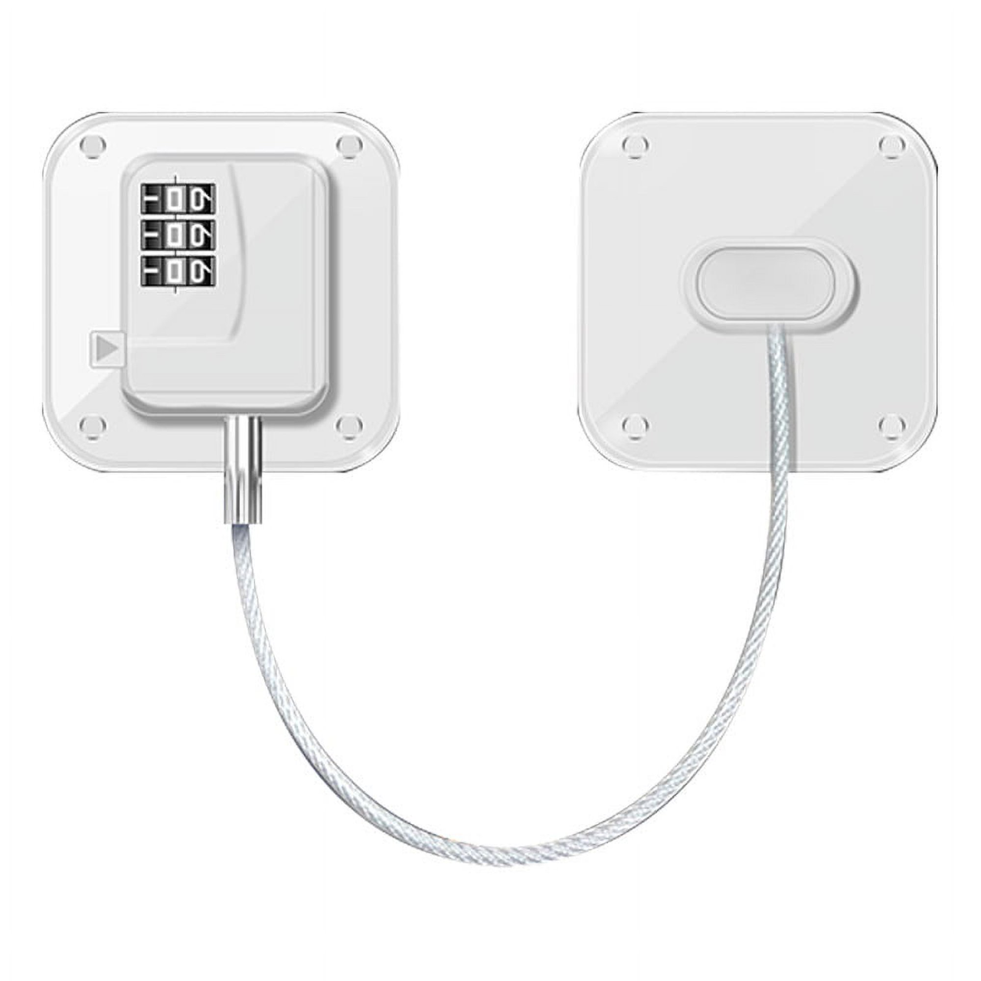 1 ud. (blanco) Cerradura para Nevera con Código, Seguridad para Nevera para  Niños con Adhesivo, Cerraduras de Combinación para Niños para Armarios,  Frigoríficos y Congeladores JM MX-0141109FYD